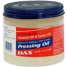 Load image into Gallery viewer, Dax Pressing Oil Coconut Oil &amp; Castor Oil 14oz
