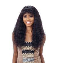 Load image into Gallery viewer, Naked Nature Unprocessed Remy Human Hair Wet&amp;Wavy Wig - Deep Curl W/ Bang
