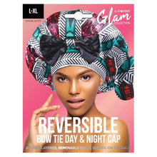 Load image into Gallery viewer, Donna Reversible Bow Tie Day &amp; Night Cap L-xl

