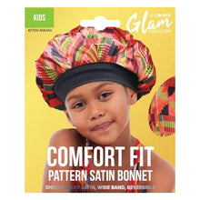Load image into Gallery viewer, Donna Kids Comfort Fit Pattern Satin Bonnet
