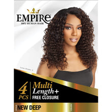 Load image into Gallery viewer, Sensationnel Human Hair Empire Multi Weave Hair - New Deep 10&quot;-14&quot;
