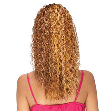 Load image into Gallery viewer, Mega Girl By Freetress Equal Synthetic Drawstring Ponytail Long Curly Style
