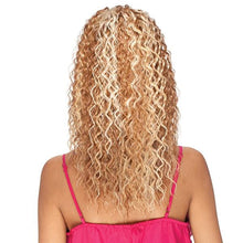 Load image into Gallery viewer, Mega Girl By Freetress Equal Synthetic Drawstring Ponytail Long Curly Style

