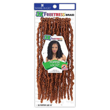 Load image into Gallery viewer, Shake N Go Freetress Synthetic Hair Crochet Braids - 3x Poppin Loc 12&quot;
