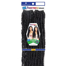 Load image into Gallery viewer, Shake N Go Freetress Synthetic Hair Crochet Braids - 3x Poppin&#39; Loc 22&quot;

