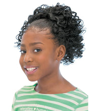 Load image into Gallery viewer, Twirl Curl Freetress Draw String Ponytail For Kids
