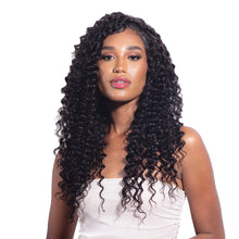 Load image into Gallery viewer, Shake N Go Virgin Remy Hair Weave Glossy 3 Bundles Deep Wave 10&quot;12&quot;14&quot;
