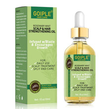 Load image into Gallery viewer, Goiple Organic Rosemary Mint Scalp &amp; Hair Strengthening Oil 1oz
