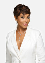 Load image into Gallery viewer, H302-v - Vivica A Fox 100% Human Hair Pure Stretch Cap Full Wig

