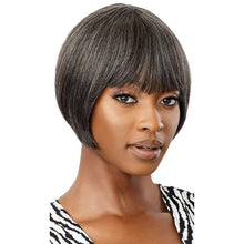 Load image into Gallery viewer, Fab &amp; Fly Gray Glamour Unprocessed Human Hair Wig - Harriet
