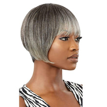 Load image into Gallery viewer, Fab &amp; Fly Gray Glamour Unprocessed Human Hair Wig - Harriet
