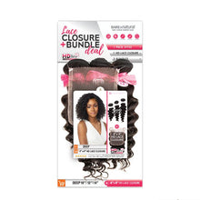 Load image into Gallery viewer, Sensationnel B&amp;n 4x4 Lace Closure Bundle Deal Deep 18"

