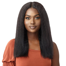 Load image into Gallery viewer, Outre Mytresses Gold Label Blowout Human Hair Hd Lace Front Wig - Hh-kinky Straight 20
