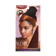 Load image into Gallery viewer, Red Velvet Wig Band (Velcro)
