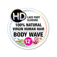 Load image into Gallery viewer, Shake-n-go Ibiza 100% Virgin Human Hair 2.25&quot; X 4.5&quot; Hd Lace Part Closure - Body Wave 12&quot;

