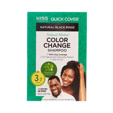 Load image into Gallery viewer, Kiss Quick Cover Natural Herbal Color Change Shampoo
