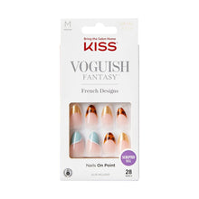 Load image into Gallery viewer, Kiss Voguish Fantasy French Designs 28 Nails
