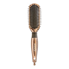 Load image into Gallery viewer, Red Blow Dry Friendly Lose Gold Paddle Brush Small Cushion

