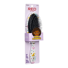 Load image into Gallery viewer, Red Paddle Detangler Brush Unicorn
