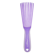 Load image into Gallery viewer, Red 9 Row Glide &amp; Define Detangling Brush Flexible Purple
