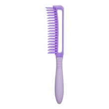 Load image into Gallery viewer, Red 9 Row Glide &amp; Define Detangling Brush Flexible Purple
