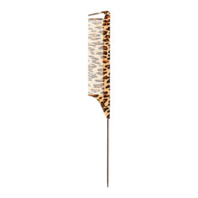 Load image into Gallery viewer, Red Leopard Parting Pintail Comb

