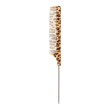 Load image into Gallery viewer, Red Leopard Pin Tail Comb
