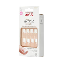 Load image into Gallery viewer, Kiss Salon Acrylic French 28 Nails Flexi-Fit
