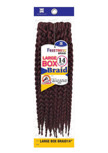 Load image into Gallery viewer, Large Box Braids 14&quot; - Freetress Bulk Crochet Braiding Hair Extension
