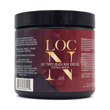 Load image into Gallery viewer, Loc N Loc Twists Braids Wave Edge Gel Extra Hold 16oz
