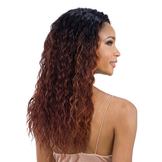 MAYDE Beauty 100% Human Hair 5 Lace & Lace Front Wig - CAPRI CURL (NATURAL)