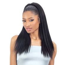 Load image into Gallery viewer, Shake N Go Natural Me Synthetic Hair Drawstring Ponytail - NATURAL STRAIGHT
