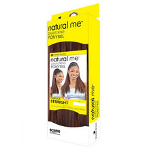 Load image into Gallery viewer, Shake N Go Natural Me Synthetic Hair Drawstring Ponytail - NATURAL STRAIGHT
