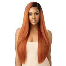 Load image into Gallery viewer, Outre Synthetic Hd Lace Front Wig - Nat Yaki 30&quot;
