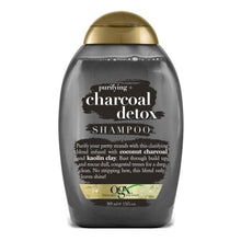 Load image into Gallery viewer, OGX Purifying + Charcoal Detox Shampoo 13oz
