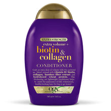 Load image into Gallery viewer, OGX Extra Volume + Biotin &amp; Collagen Conditioner 13oz
