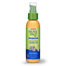 Load image into Gallery viewer, Ors Olive Oil Relax &amp; Restore Retain Length Seal &amp; Wrap Serum 4oz
