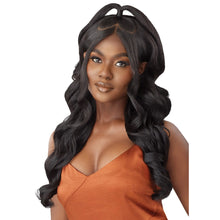 Load image into Gallery viewer, Outre Human Hair Blend 5x5 Lace Closure Wig - Hhb Body Curl 24&quot;
