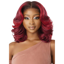 Load image into Gallery viewer, Outre Human Hair Blend 5x5 Lace Closure Wig - Hhb-body Wave 16&quot;
