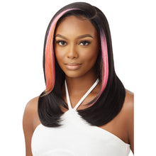 Load image into Gallery viewer, Outre Synthetic Sleek Lay Part Hd Transparent Lace Front Wig - Etina
