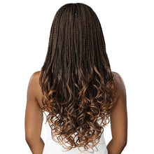 Load image into Gallery viewer, Outre 4x4 Lace Front Wig - Middle Part French Curl Box Braids 26&quot;

