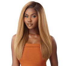 Load image into Gallery viewer, Outre Human Hair Blend 5x5 Lace Closure Wig - Hhb-kinky Straight 24&quot;
