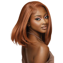 Load image into Gallery viewer, Outre Human Hair Blend 5x5 Lace Closure Wig - Hhb-natural Yaki 14&quot;
