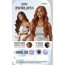 Load image into Gallery viewer, Outre Synthetic Melted Hairline Hd Lace Front Wig - Swirl102
