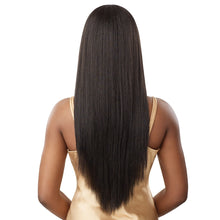 Load image into Gallery viewer, Outre Human Hair Blend 5x5 Lace Closure Wig - Hhb Yaki Straight 26&quot;
