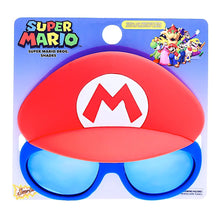 Load image into Gallery viewer, Sun Staches Super Mario Bros. Blue Lens Shades
