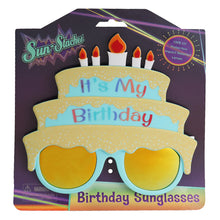 Load image into Gallery viewer, Sun Staches It&#39;s My Birthday Sunglasses
