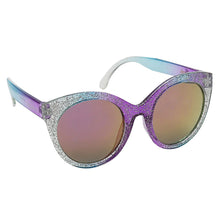 Load image into Gallery viewer, Sun Staches Arkaid Frozen Purple Cateye With Snowflakes Sunglasses
