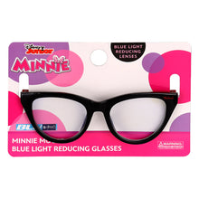 Load image into Gallery viewer, Sun Staches Disney Minnie Mouse Classic Black Cateye Blue Light Reducing Glasses
