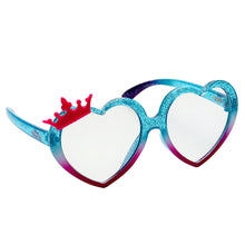 Load image into Gallery viewer, Sun Staches Disney Princess Heart Frame Blue Light Reducing Glasses
